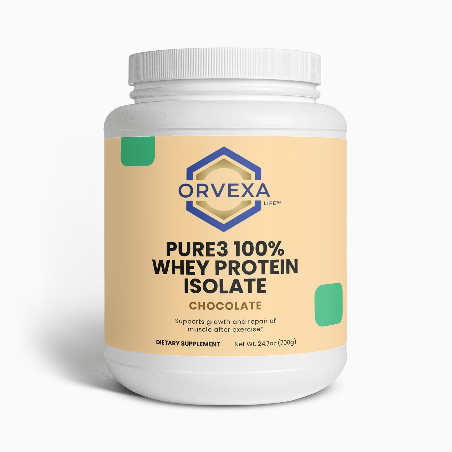 Pure3 100% Whey Protein Isolate (Chocolate)
