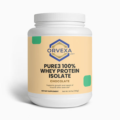 Pure3 100% Whey Protein Isolate (Chocolate)
