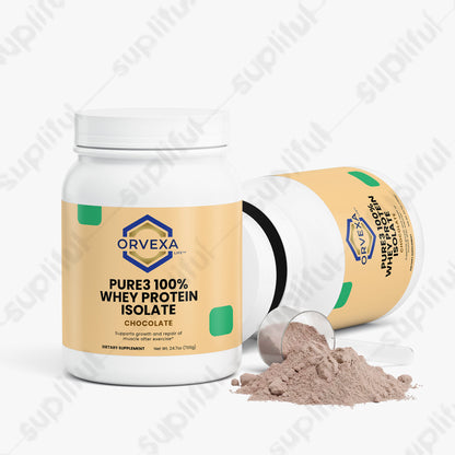 Pure3 100% Whey Protein Isolate (Chocolate)
