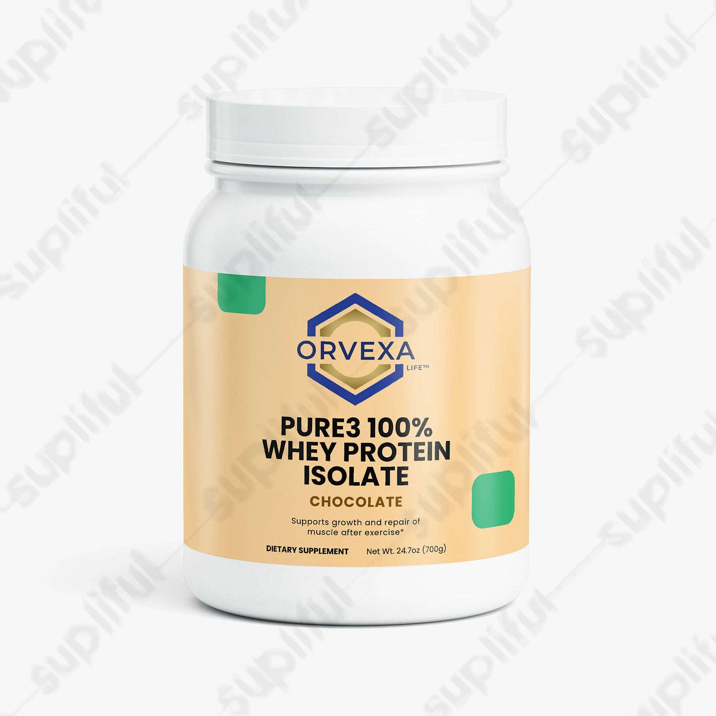 Pure3 100% Whey Protein Isolate (Chocolate)