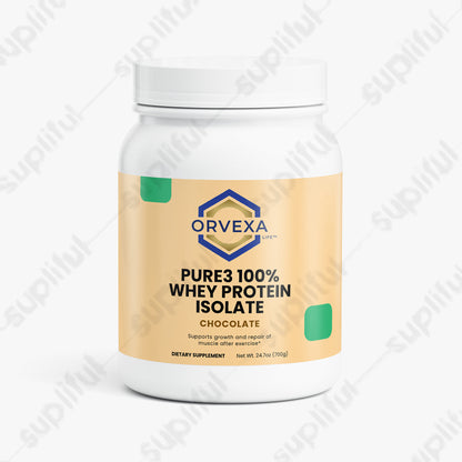 Pure3 100% Whey Protein Isolate (Chocolate)