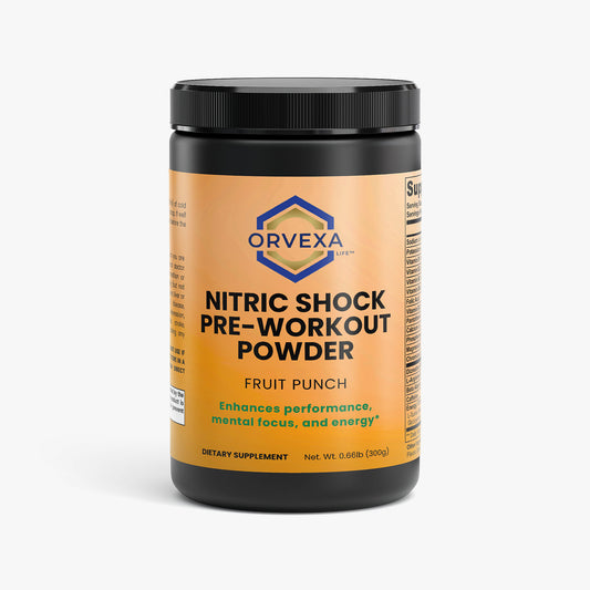 Nitric Shock Pre-Workout Powder (Fruit Punch)